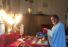 Трет ден Велигден - Светол Вторник во црквата Свети Никола во Перт