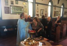 Томина Недела - Литургија во црквата Свети Никола во Перт