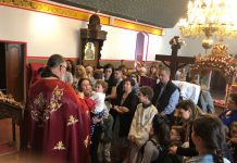 Велика Сабота во црквата Св. Илија во Футскрај (Вечерна богослужба со Василиева Литургија)