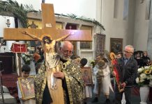 Служба на Светите и Спасителни Христови Страдања во Соборната црква во Сиденхам