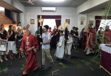 Цветници во црквата Светa Богородица - Пречиста во Ливерпул