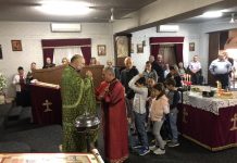 Света Литургија во црквата Света Богородица – Пречиста во Ливерпул