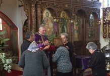 Велики четврток - Вечерна со Василиева Литургија во црквата Св.Петка во Мил Парк