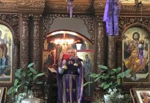 Велика Среда - Литургија на Претходно-осветени дарови во црквата Света Петка во Мил Парк