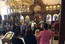 Втор ден Велигден - Светол Понеделник во црквата Света Петка во Мил Парк