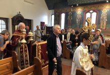 Света Литургија во црквата Свети Илија во Футскрај