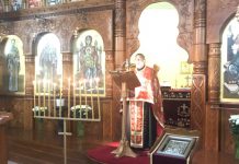 Велики Четврток во црквата Свети Никола во Престон