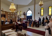 Света Литургија во црквата Свети Злата Мегленска во Хоперс Кросинг (Шеста Недела по Велигден)