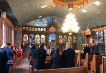 Света Литургија во црквата Свети Илија во Футскрај