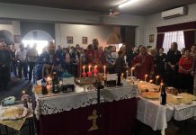 Света Литургија во црквата Светa Богородица - Пречиста во Ливерпул (Недела на Самарјанката)