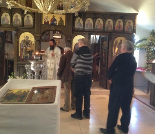 Света Литургија во манастирот Донибрук (Недела на Самарјанката)