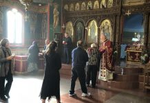 Света Литургија во црквата Свети Илија во Футскрај