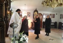 Света Литургија во манастирот Свети Прохор Пчински во Донибрук