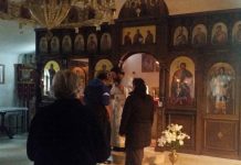 Света Литургија во манастирот Свети Прохор Пчински во Донибрук