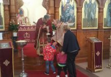 Света Литургија во црквата Свети Никола во Престон (Втора Недела по Педесетница)