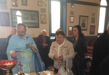 Света Литургија во црквата Свети Никола во Перт (Втора Недела по Педесетница)