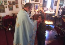 Света Литургија во црквата Свети Никола во Перт (Трета Недела по Педесетница)