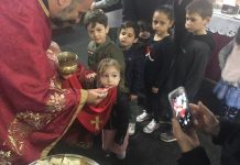 Света Литургија во црквата Света Богородица – Пречиста во Ливерпул (Недела на Сите Светии)