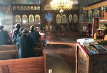 Света Литургија во црквата Свети Илија во Футскрај