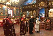 Света Литургија во црквата Свети Илија во Футскрај (Трета Недела по Педесетница)