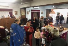 Света Литургија во црквата Света Богородица – Пречиста во Ливерпул (Недела Четврта по Педесетница)