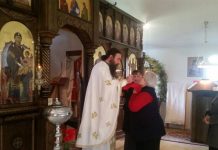 Света Литургија во манастирот Свети Прохор Пчински во Донибрук