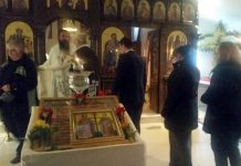 Света Литургија во манастирот Свети Прохор Пчински во Донибрук (Недела на Сите Светии)