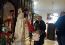 Света Литургија во манастирот Свети Прохор Пчински во Донибрук