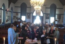 Празникот Петровден во црквата Свети Никола во Перт