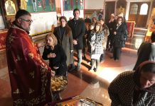 Света Литургија во црквата Свети Илија во Футскрај (Петта Недела по Педесетница)