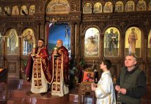 Света Литургија во црквата Свети Илија во Футскрај (Иванден)