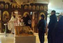 Света Литургија во манастирот Свети Прохор Пчински во Донибрук (Шеста Недела по Педесетница)