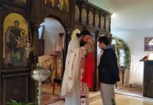 Света Литургија во манастирот Свети Прохор Пчински во Донибрук