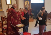 Света Литургија во црквата Света Злата Мегленска во Хоперс Кросинг (11- та Недела по Педесетница)