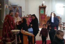 Света Литургија во црквата Свети Никола во Престон (10-та Недела по Педесетница)