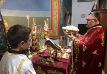 Света Литургија во црквата Свети Илија во Футскрај (10-та Недела по Педесетница)