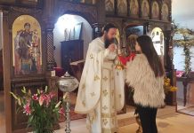 Света Литургија во манастирот Свети Прохор Пчински во Донибрук (13-та Недела по Педесетница)