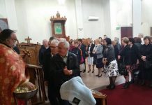 Празникот Раѓање на Пресвета Богородица во црквата Свети Никола во Престон