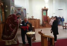 Света Литургија во црквата Свети Никола во Престон (18-та Недела по Педесетница)