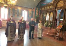 Света Литургија во црквата Свети Илија во Футскрај (14-та Недела по Педесетница)