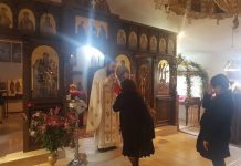 Света Литургија во манастирот Свети Прохор Пчински во Донибрук (15-та Недела по Педесетница)