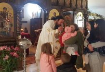 Света Литургија во манастирот Свети Прохор Пчински во Донибрук (16 Недела по Педесетница)