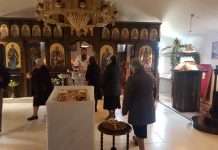 Света Литургија во манастирот Свети Прохор Пчински во Донибрук