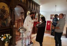 Света Литургија во манастирот Свети Прохор Пчински во Донибрук (18-та Недела по Педесетница)