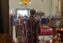 Архиерејска вечерна богослужба и Света Литургија во црквата Света Злата Мегленска во Хоперс Кросинг
