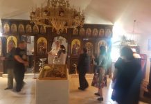 Света Литургија во манастирот Свети Прохор Пчински во Донибрук (20-та Недела по Педесетница)