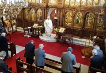 Света Литургија во црквата Света Петка во Мил Парк (23-та Недела по Педесетница)