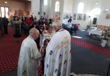 Света Литургија во Соборната црква Раѓање на Пресвета Богородица во Сиденхам