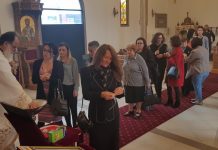 Света Литургија во црквата Света Злата Мегленска во Хоперс Кросинг (26-та Недела по Педесетница)