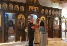 Света Литургија во манастирот Свети Прохор Пчински во Донибрук (25-та Недела по Педесетница)